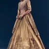 Purple Banarasi Silk Bridesmaid Lehenga Set