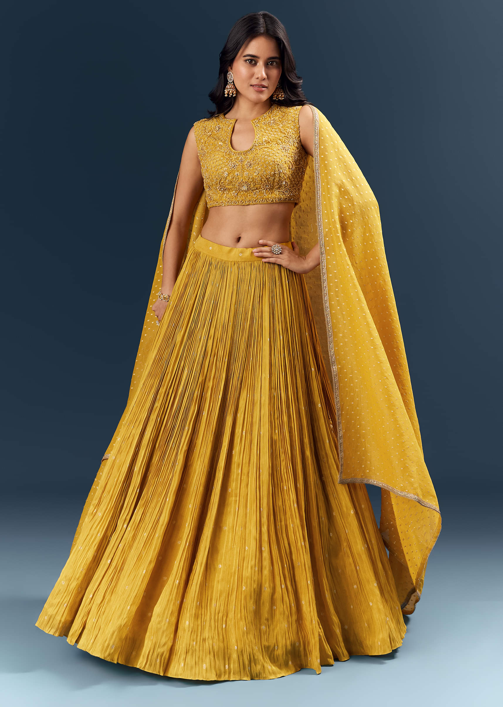 22420-mustard-yellow-banarasi-silk-bridesmaid-lehenga-with-intricate-hand-embroidery-1.jpg Mustard Yellow Banarasi Silk Bridesmaid Lehenga With Intricate Hand Embroidery