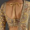 Yellow Printed Lehenga With Sequins Glow