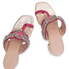 Pink Embellished Kolhapuri