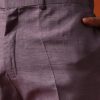 Purple Silk Intricate Sequin Embroidered Sherwani Set