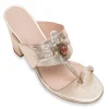 Pink Silver Festive Kolhapuri