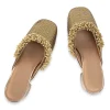 Gold Embellished Mules