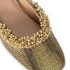 Gold Embellished Mules