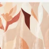 Beige Abstract Print Saree with Blouse