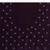 Purple Satin Chinon Saree With Stone Work And Unstitched Blouse Piece