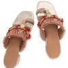 Red Tassel Detail Kolhapuri