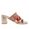 Red Tassel Detail Kolhapuri