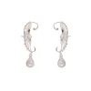 Silver Rhodium Ear Cuffs