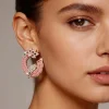Pink Statement Earrings