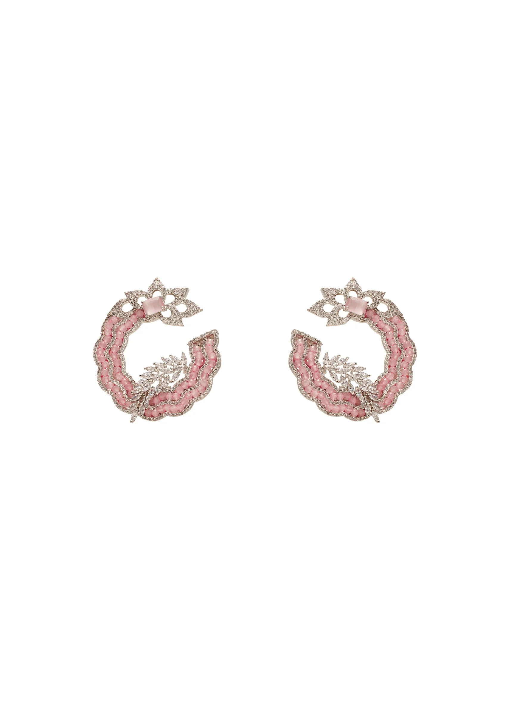 Pink Statement Earrings