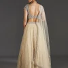 Off White Elegance With Shimmering Grace