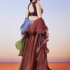 Multi Colour Fusion Lehenga With Dupatta