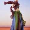Multi Colour Fusion Lehenga With Dupatta