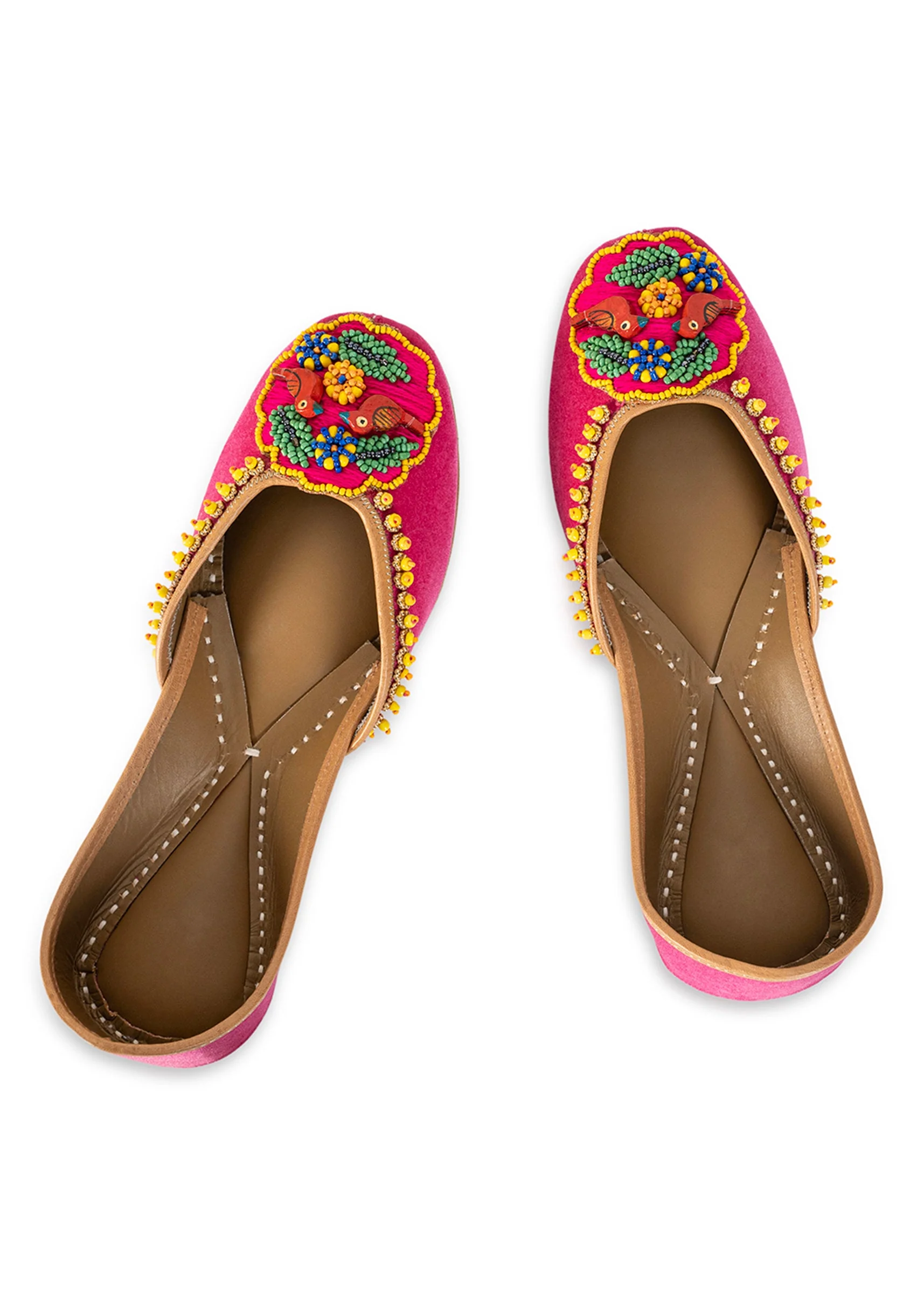 Multicolour Embroidered Jutti