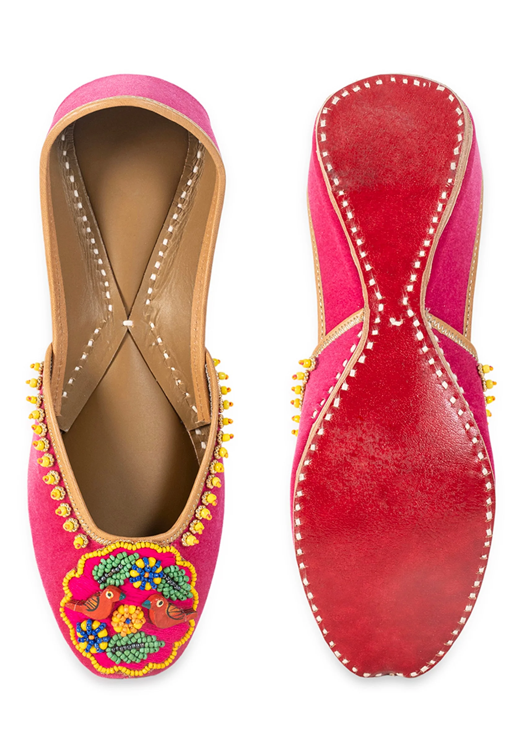 Multicolour Embroidered Jutti