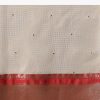 Gold Chanderi Kota Silk Woven Saree With Mirror Work And Unstitched Blouse Piece