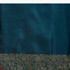 Navy Blue Dola Silk Saree With Zari Embroidery