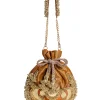 Yellow Cotton Potli Bag