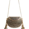 Gold And Silver Embellished Clutch