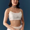 White Net Jaal Resham Work Saree with Unstitched Blouse