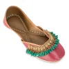 Pink Embellished Jutti