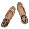 Muted Gold Embellished Jutti