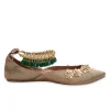 Muted Gold Embellished Jutti