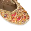 Rose Gold Embellished Kolhapuri