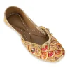 Rose Gold Embellished Kolhapuri