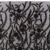 Black Net Saree With Floral Jaal Work And Cutwork Border
