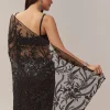 Black Net Saree With Floral Jaal Work And Cutwork Border