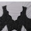 Black Net Saree With Floral Jaal Work And Cutwork Border
