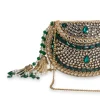 Gold And Green Embellished Potli