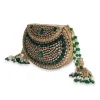 Gold And Green Embellished Potli