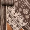 Brown Cotton Printed Unstitched Suit Set