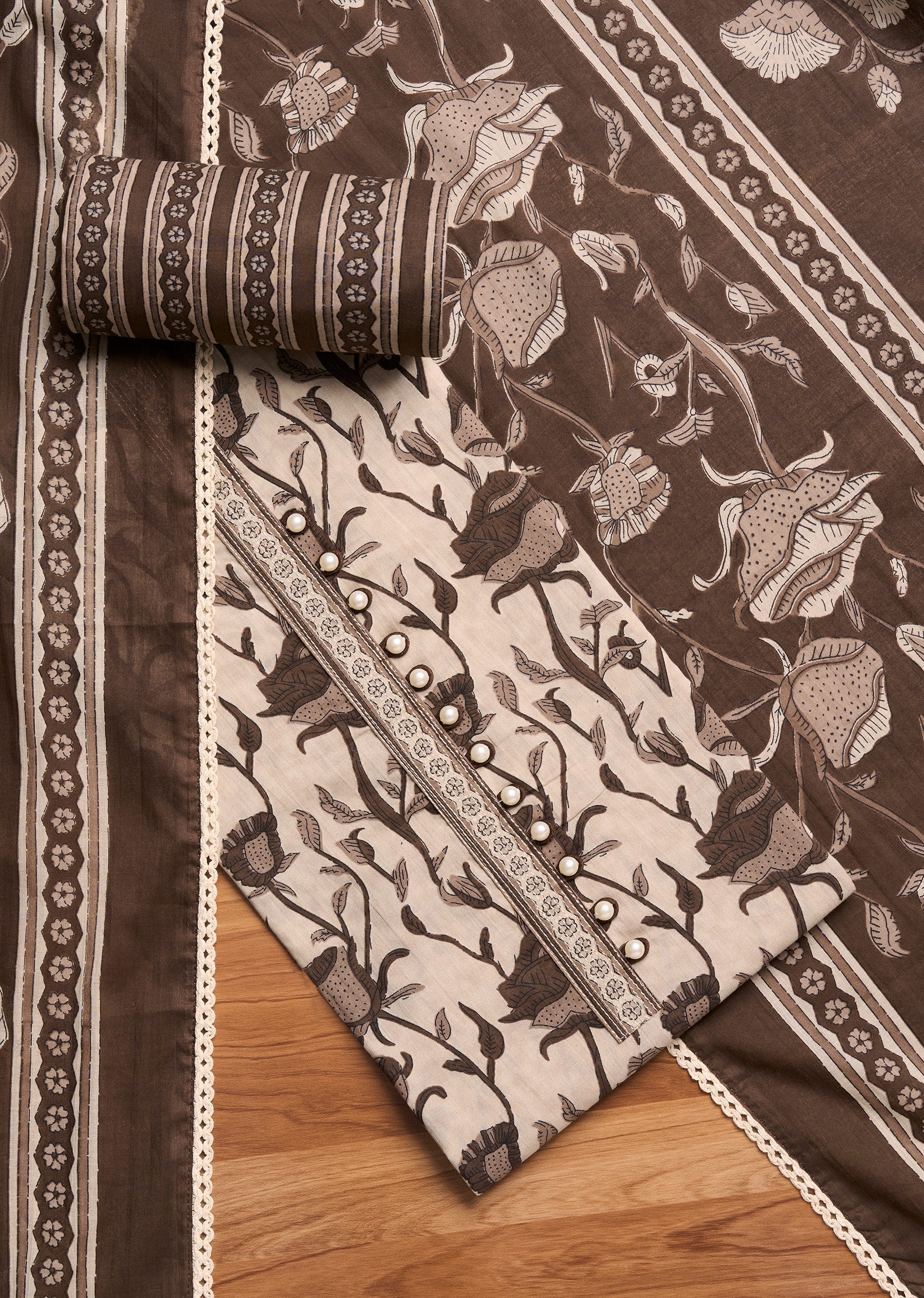 3180-brown-cotton-printed-unstitched-suit-set-1.jpg Brown Cotton Printed Unstitched Suit Set