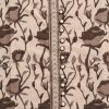 Brown Cotton Printed Unstitched Suit Set