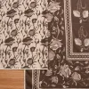 Brown Cotton Printed Unstitched Suit Set