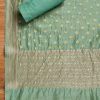 Green Banarasi Brocade Suit