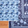 Ocean Blue Cotton Unstitched Suit Set