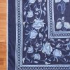 Ocean Blue Cotton Unstitched Suit Set