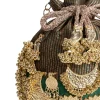 Black And Gold Cotton Potli Bag