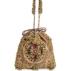 Gold Embellished Handbag