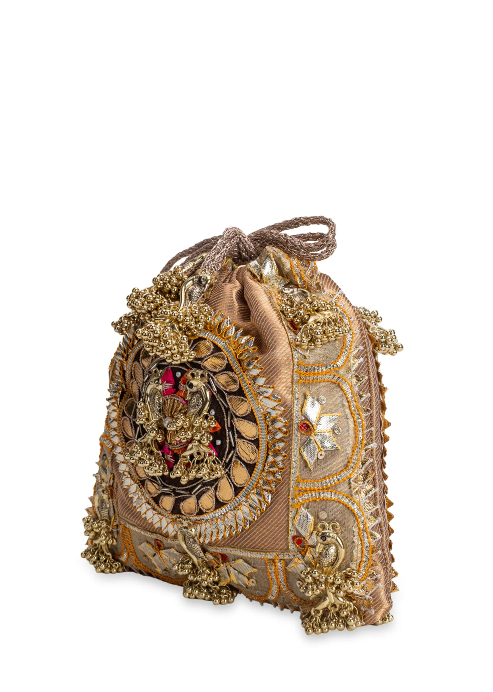 Gold Embellished Handbag