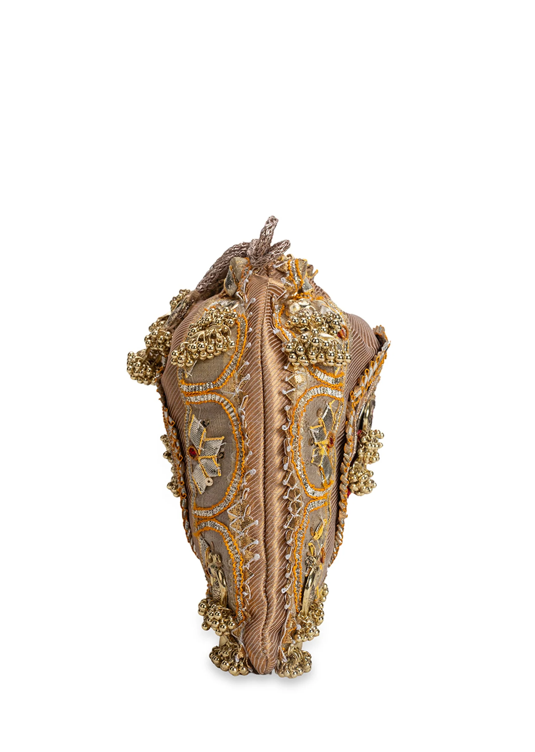 Gold Embellished Handbag
