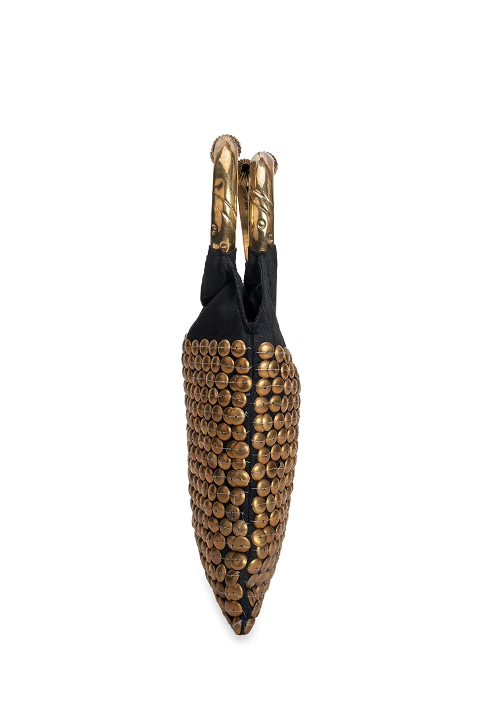 Black Brocade Handbag