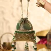 Green Brocade Potli Bag