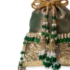 Green Brocade Potli Bag