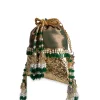 Green Brocade Potli Bag